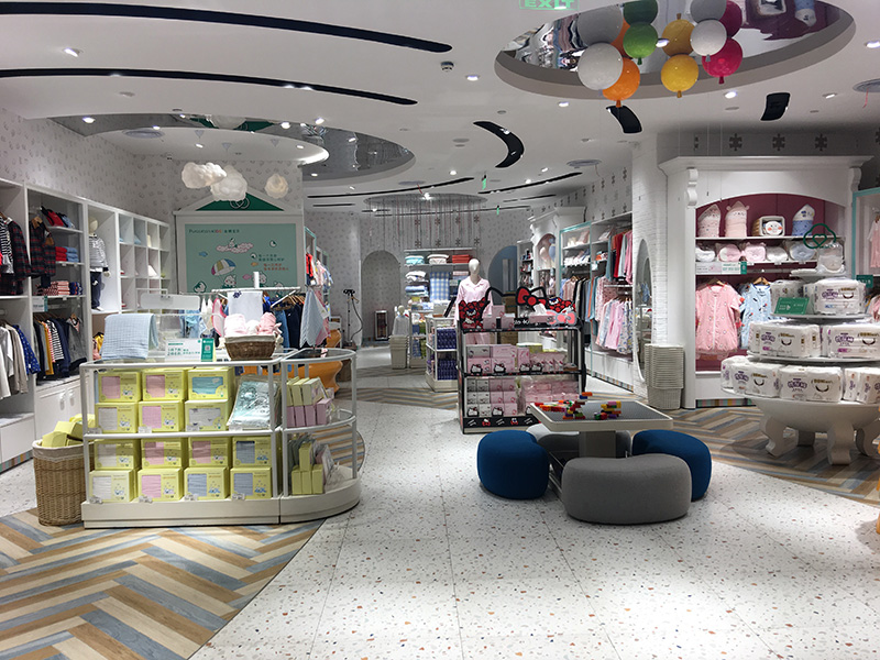 伊犁哈薩克母嬰店展示貨架,孕嬰店貨架定制廠家,嬰童貨架定制