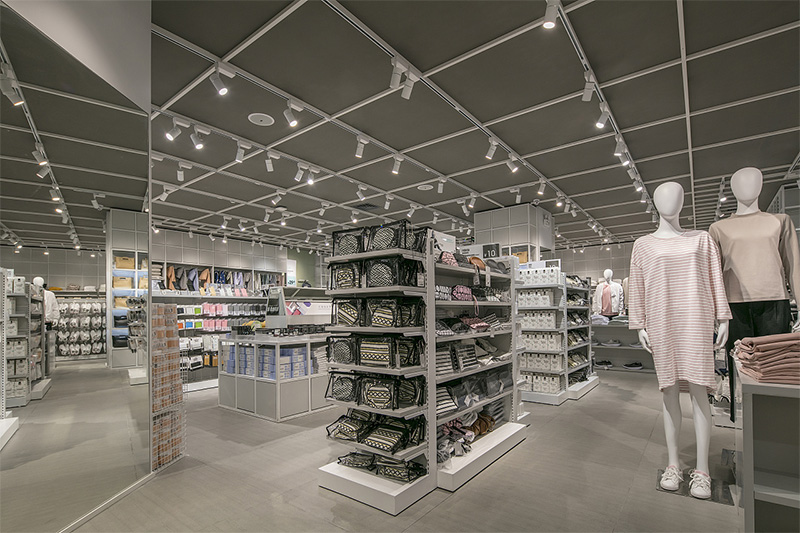 南寧諾米北歐風(fēng)格飾品店展廳效果圖灰白貨架