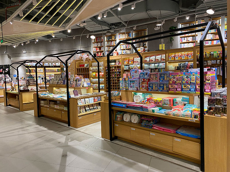 珠海得力文具店貨架,文體用品貨架,晨光文具展柜