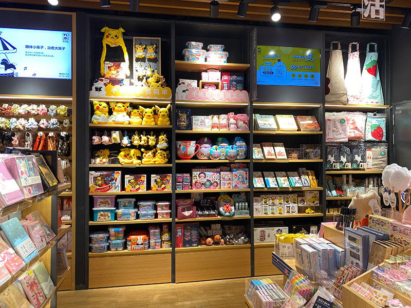 珠海廣州文體店展示貨架定制,筆架流水臺,文具鋼木展示架,廣州大唐貨架