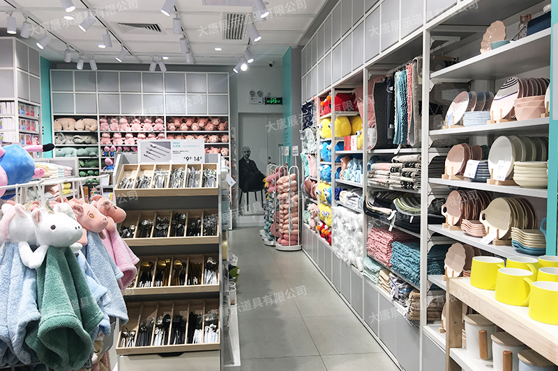 黑龍江精品店貨架，NOME貨架，諾米陳列架，大唐展示貨架，北歐風貨架，三元店貨架
