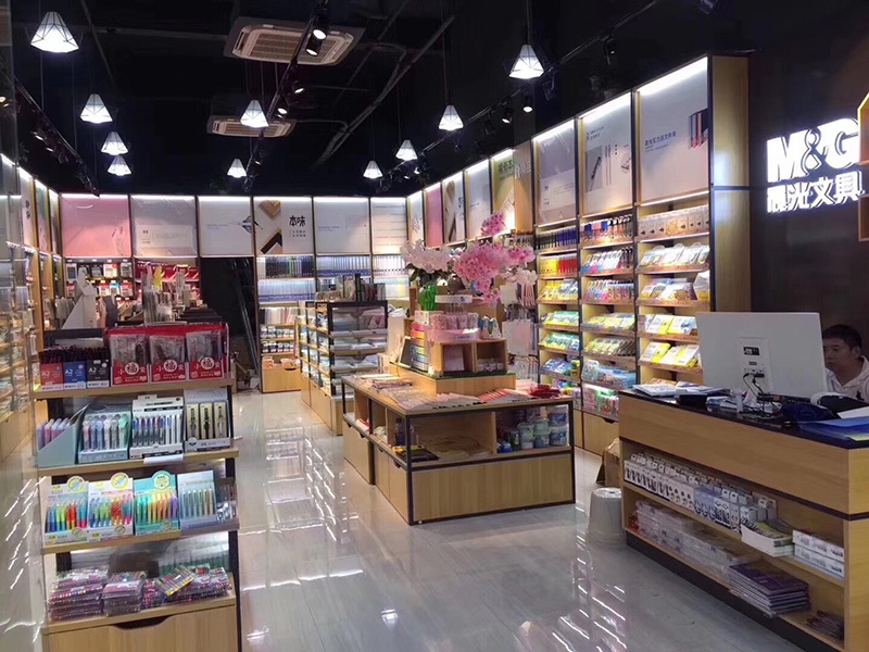 南寧文體店貨架展示架,鋼木展示架,雙面展示架,廣州大唐貨架