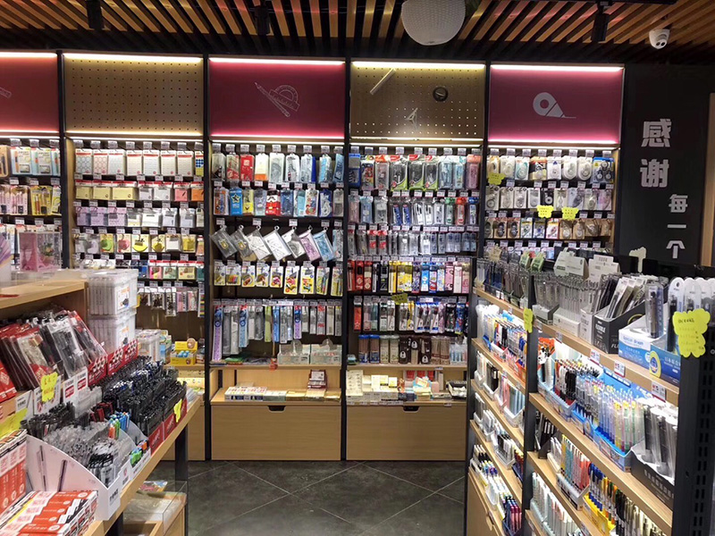 南寧鋼木貨架,晨光貨架,文體店展示架,大唐陳列架